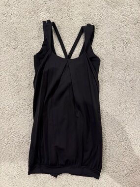 lululemon athletica Black Tank Top with Double Straps